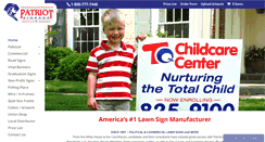 Desktop Screenshot of patriotsigns.com